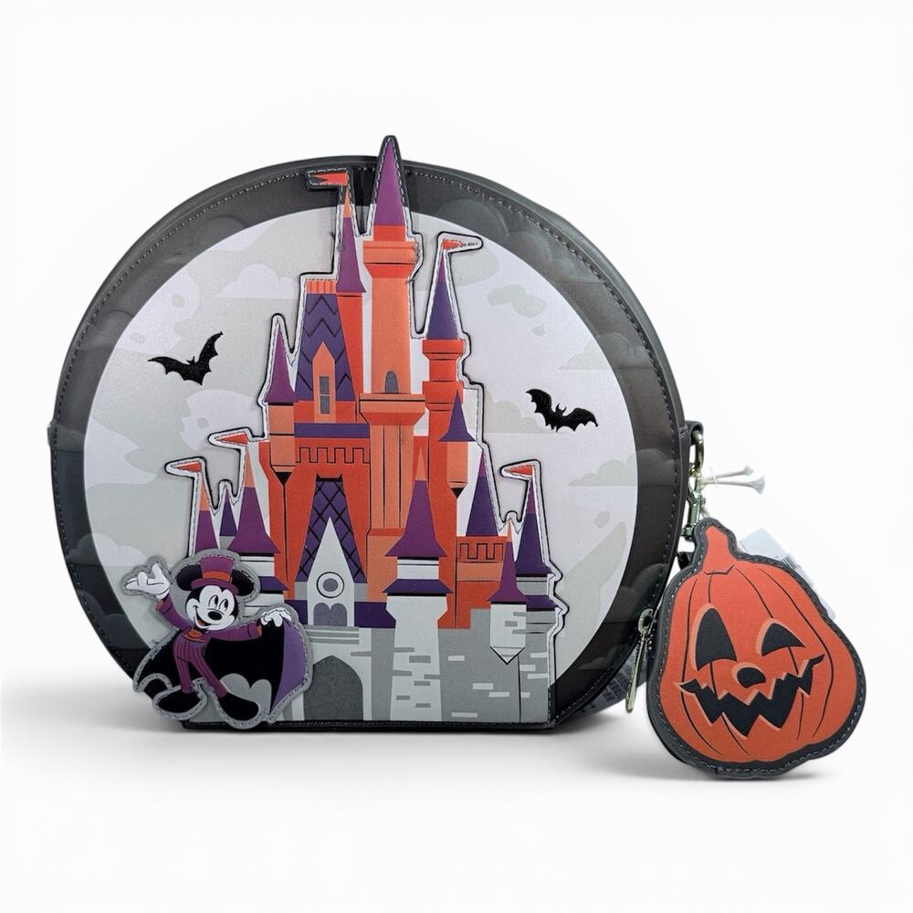 NWT Disney Parks Loungefly 2025 Mickeys Not So Scary Halloween Crossbody Bag